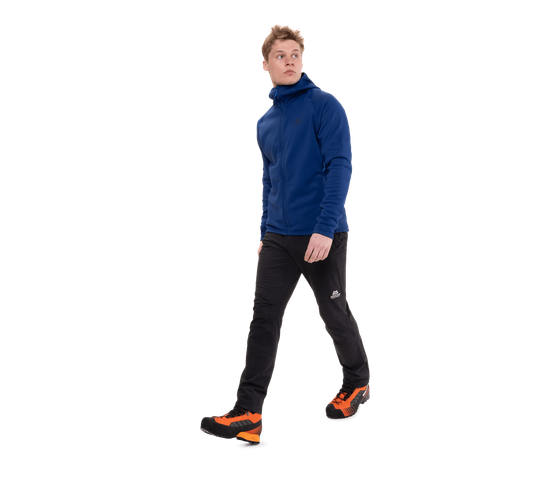 Jorasses flíspeysa m/hettu