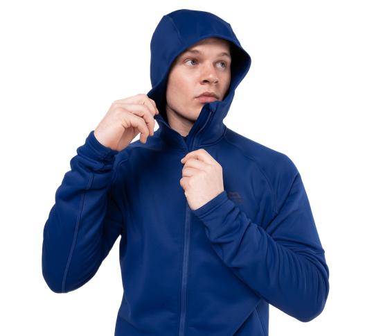 Jorasses flíspeysa m/hettu