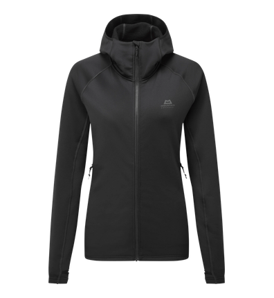 Jorasses flíspeysa m/hettu - dömu Blk