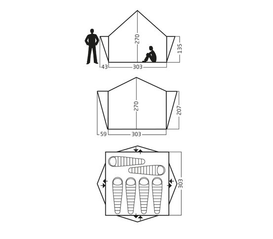 Midgard 9.2 Glamping tjald