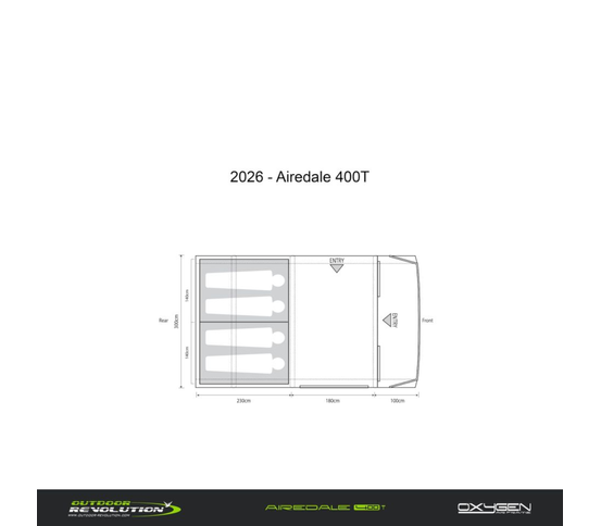 Airdale 400T Air uppblásið tjald