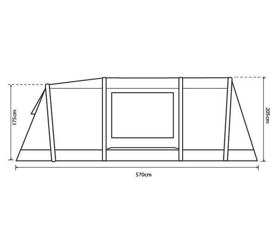 Atom 500 Air uppblásið tjald