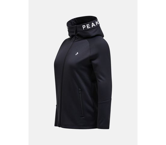 Rider Zip dömupeysa með hettu