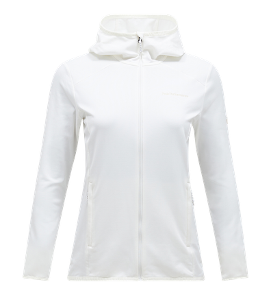 Light Zip Hood dömu peysa OffWhite
