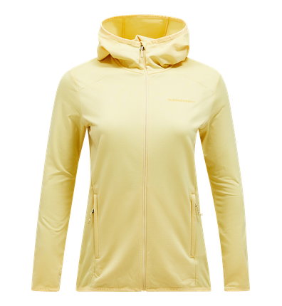 Light Zip Hood dömu peysa MYellow