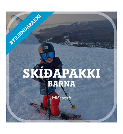 Skíðapakki fyrir börn - miðstærð