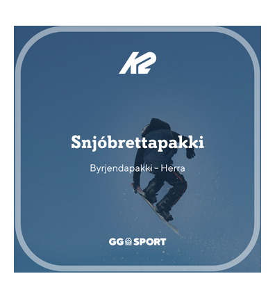 Snjóbrettapakki herra - byrjenda