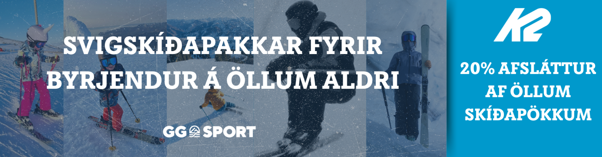 Skíðapakkar fyrir byrjendur