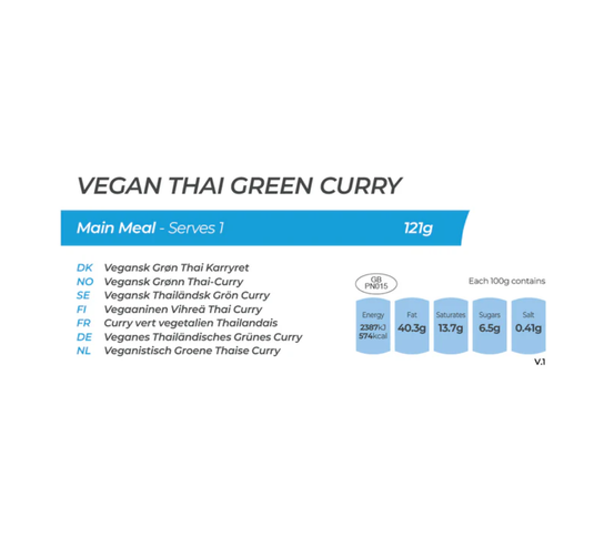 Thai Green Curry - Vegan