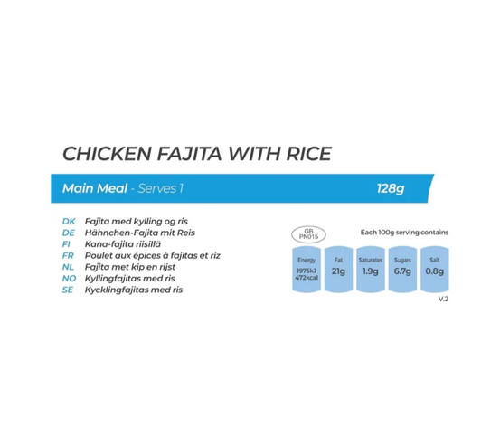Chicken Fajita with Rice
