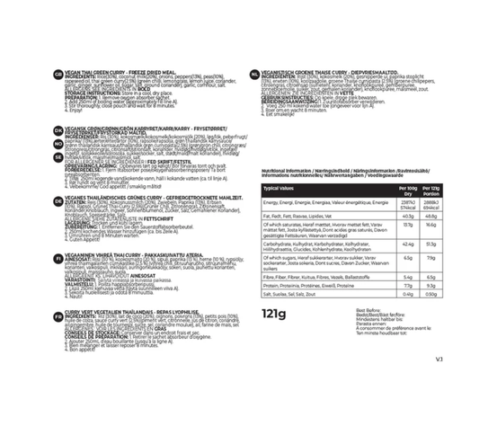 Thai Green Curry - Vegan